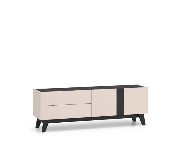 Mueble de tv freshion 160x40x55 beige