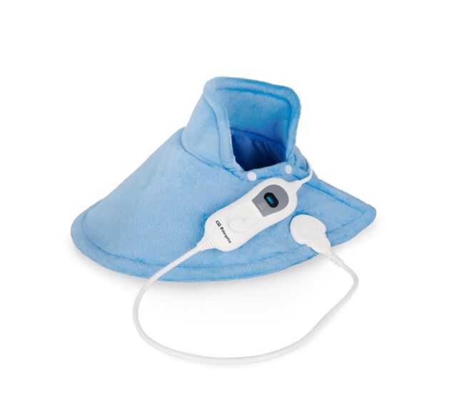 Almohadilla eléctrica cervical orbegozo ahc4200 100w azul