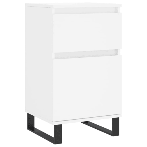 Aparadores - Bufetes - Móveis de apoio 2 pcs 40x35x70 cm derivados de madeira branco pt5173 Aparadores - Bufetes - Móveis de apoio 2 pcs 40x35x70 cm derivados de madeira branco pt5173