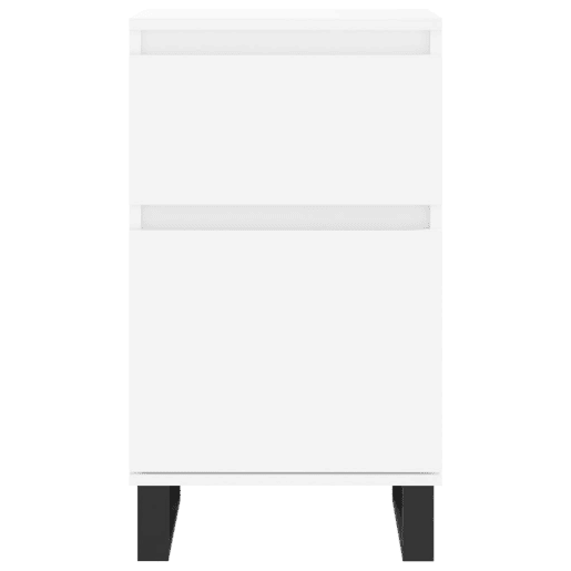 Aparadores - Bufetes - Móveis de apoio 2 pcs 40x35x70 cm derivados de madeira branco pt5173 Aparadores - Bufetes - Móveis de apoio 2 pcs 40x35x70 cm derivados de madeira branco pt5173