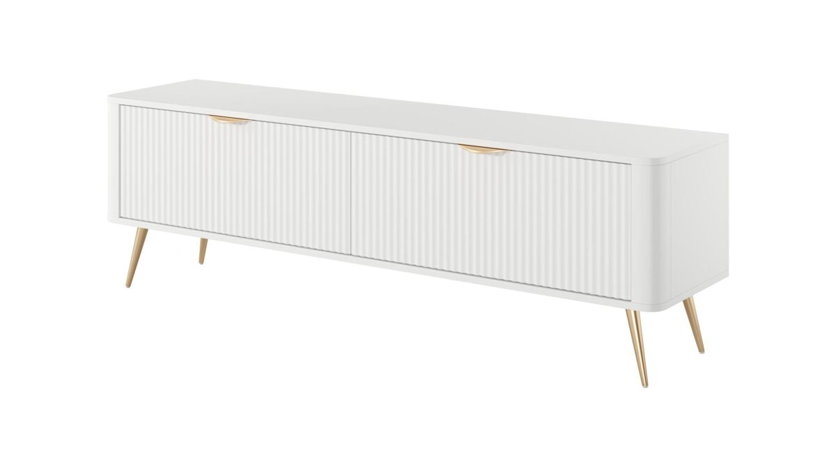 Mueble de tv lante 163x38x51 blanco