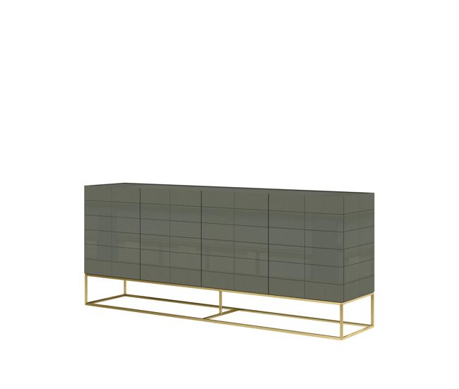 Aparador rose hill 180x40x75 verde