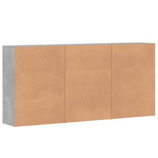 Aparadores - Bufetes - Móveis de apoio 3 pcs 60x31x84 cm derivados madeira cinzento cimento pt5323