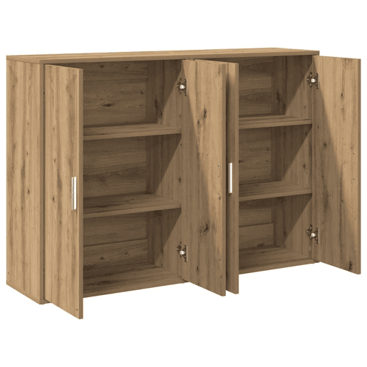 Bufete - Móvei de apoio 2 pcs Carvalho Artesanal 60 x 31 x 84 cm pt25