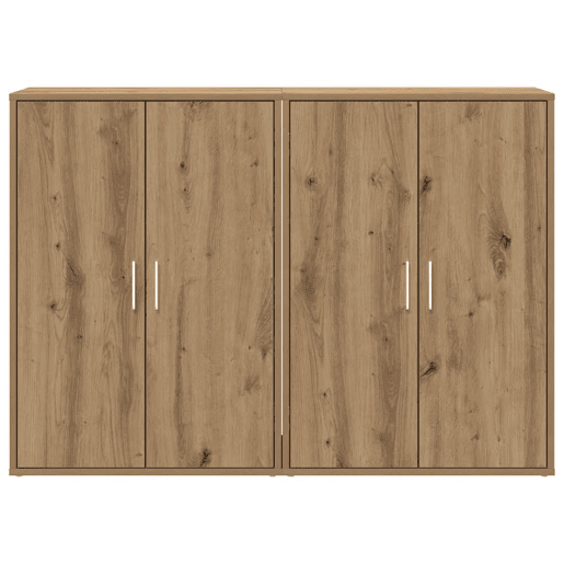 Bufete - Móvei de apoio 2 pcs Carvalho Artesanal 60 x 31 x 84 cm pt25