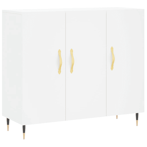 Aparador - Bufete - Móvei de apoio 90x34x80 cm derivados de madeira branco pt3214