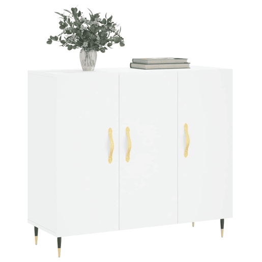 Aparador - Bufete - Móvei de apoio 90x34x80 cm derivados de madeira branco pt3214