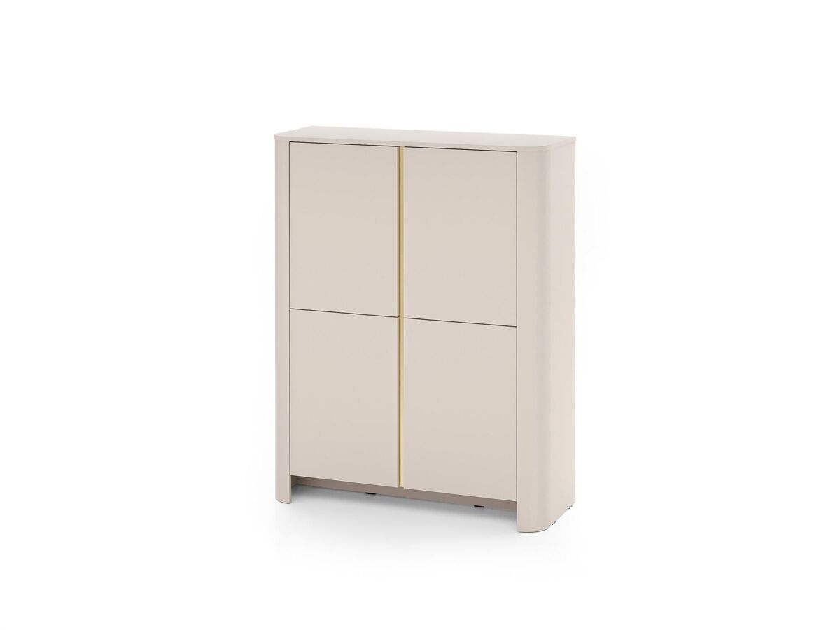 Aparador bari 103x39x132 beige