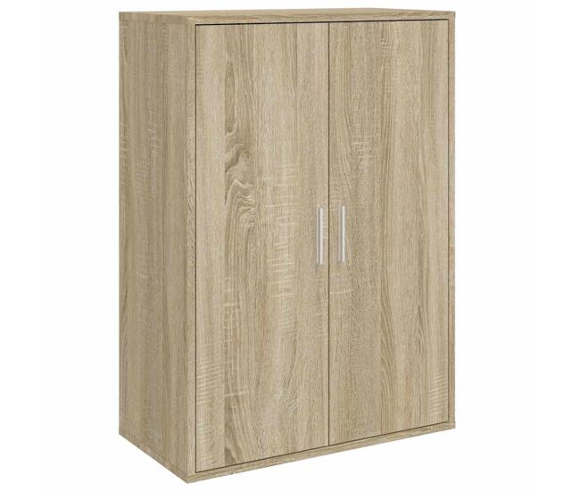Aparador - mueble de almacenamiento de madera de ingeniería roble sonoma 60x31x84 cm es3745