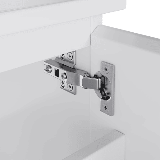 Móvel de casa de banho suspenso 91x46,5x50,5 cm - Sensor LED, 2 gavetas, lavatório cerâmico - Branco Móvel de casa de banho suspenso 91x46,5x50,5 cm - Sensor LED, 2 gavetas, lavatório cerâmico - Branco