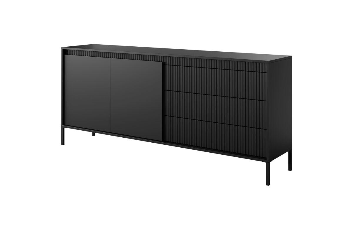 Aparador sensation 187x39x81 negro