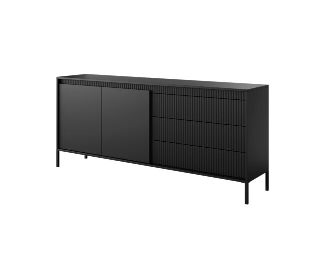 Aparador sensation 187x39x81 negro