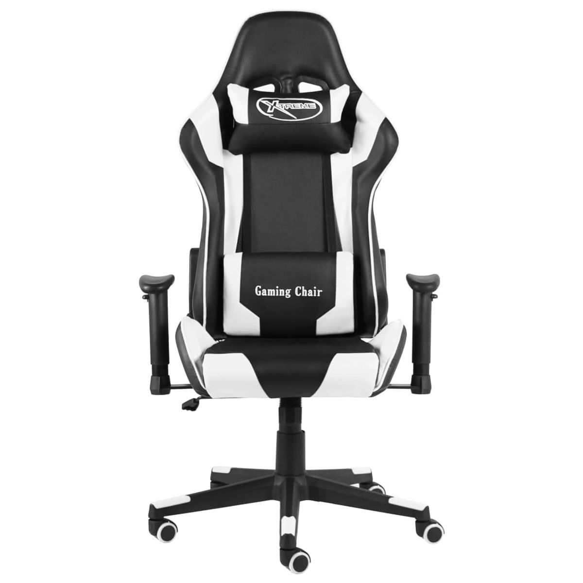 Silla gaming kenssi altura ajustable reclinable blanco 123-133x68x69 cm