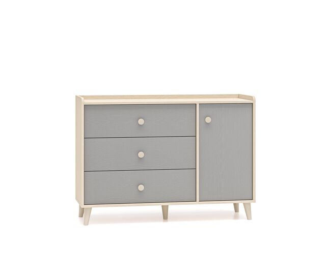 Aparador mevel 120x40x85 gris