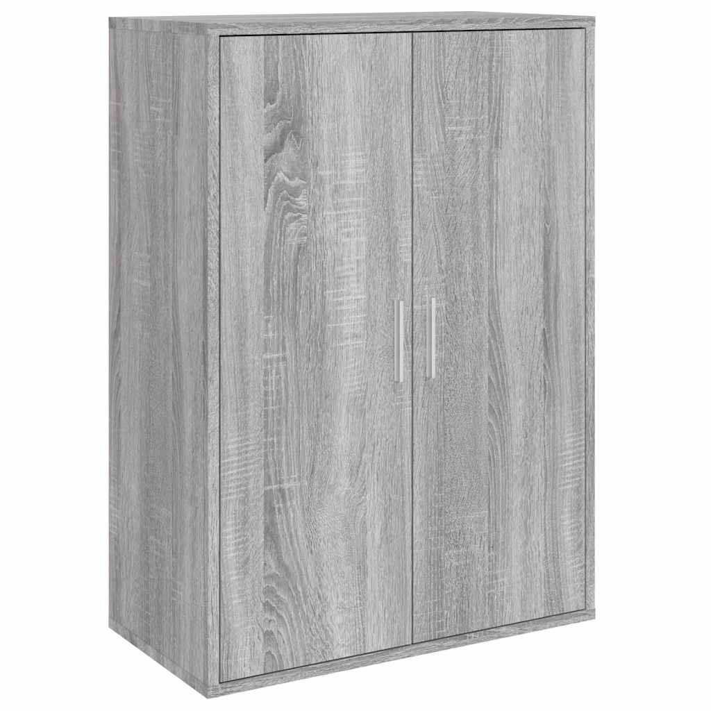 Aparador - Mueble de almacenamiento 60 Roble/ Gris
