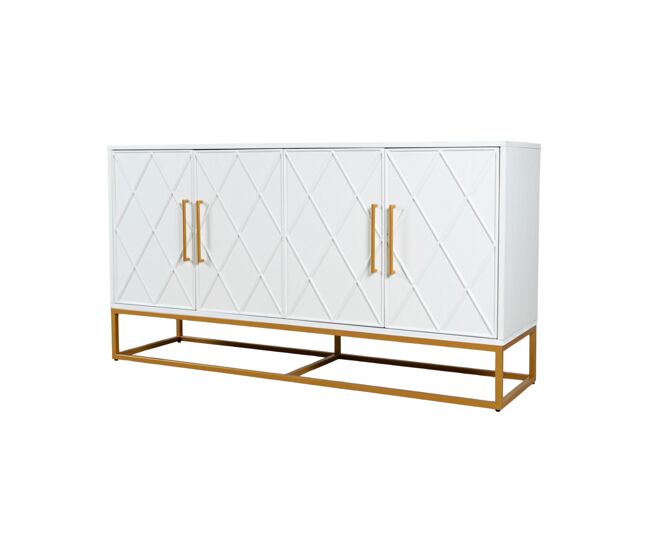 Aparador avola 153x41x82 blanco