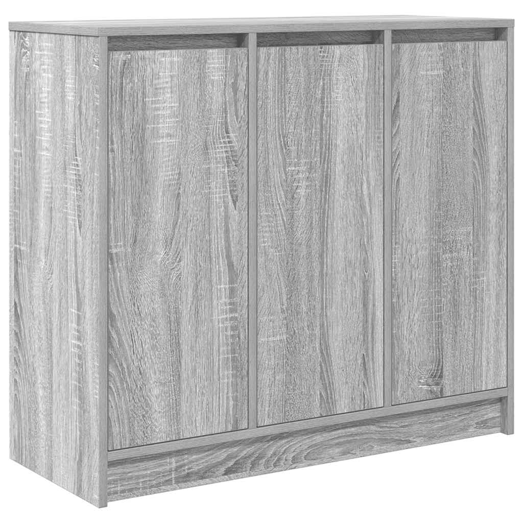 Aparador - Mueble de almacenamiento 85 Roble/ Gris