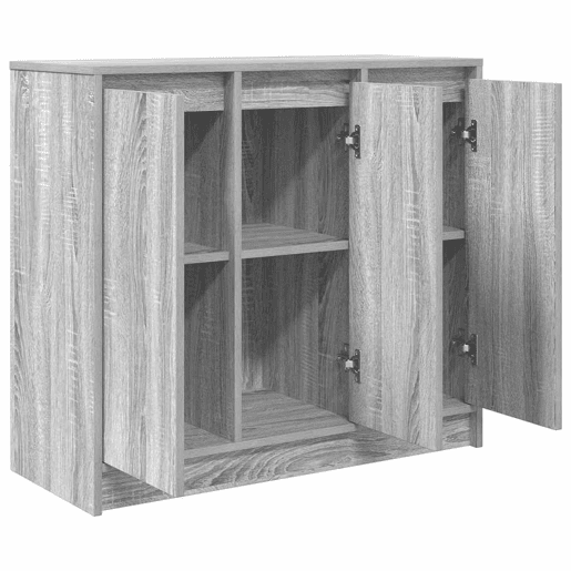 Aparador - Bufete - Móvei de apoio 85x34x76 cm derivados de madeira cinzento sonoma pt5068