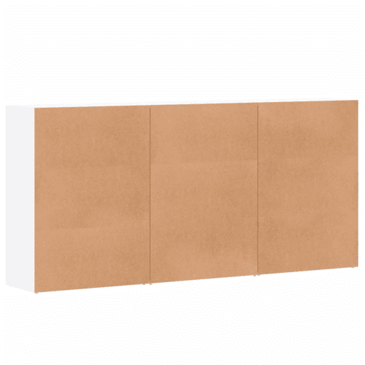 Aparadores - Bufetes - Móveis de apoio 3 pcs 60x31x84 cm derivados de madeira branco pt5327