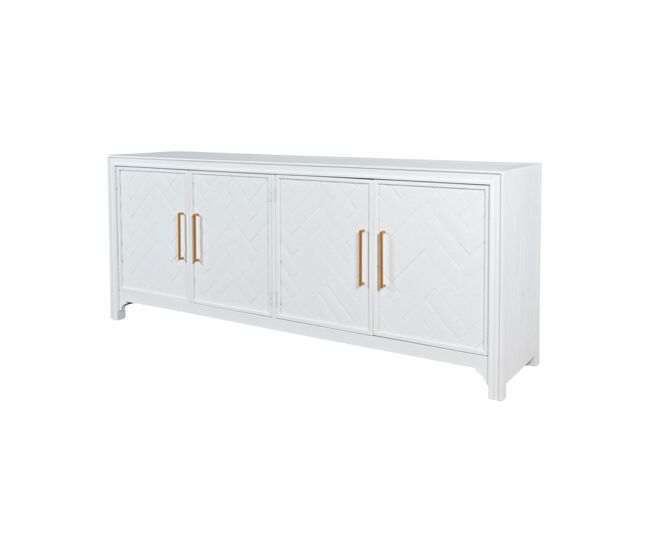 Aparador avola 201x46x82 blanco