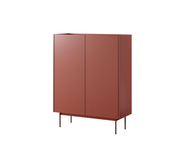 Aparador color 97x37x122 rojo