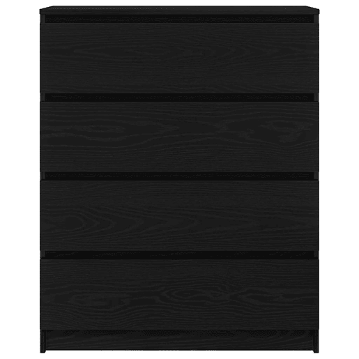 Aparador - Bufete - Móvei de apoio 80x35x99 cm derivados de madeira carvalho preto pt3830