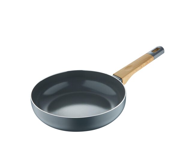 Sartén de aluminio prensado inducción 26 cm san ignacio earth grey