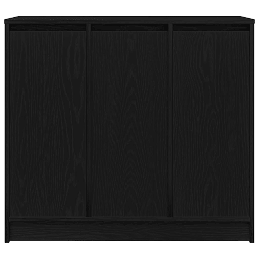 Aparador - Bufete - Móvei de apoio 85x34x76 cm derivados de madeira carvalho preto pt3831