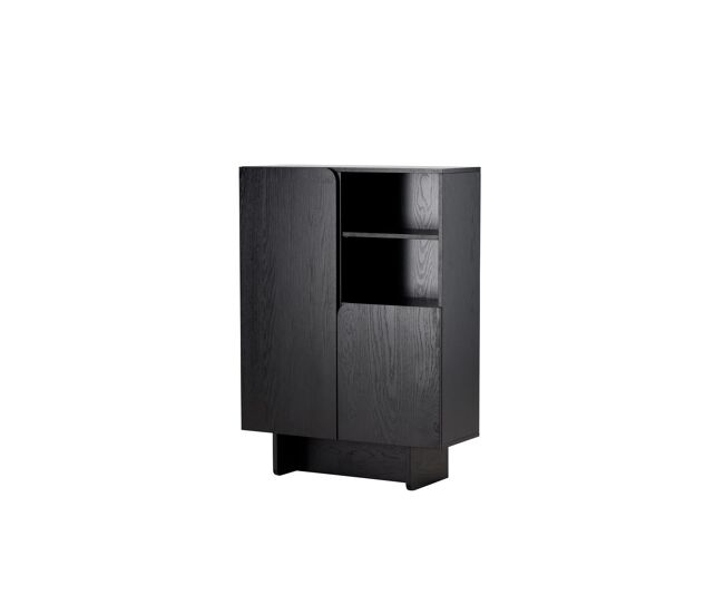 Aparador tyreso 80x30x110 negro