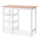Conjunto de cocina Leia mesa alta + taburetes Conjunto de cocina Leia mesa alta + taburetes Blanco