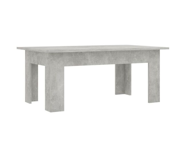 Mesa de centro Cebra diseño fijo gris 42x100x60 cm