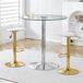 Conjunto de mesas y sillas de comedor Conjunto de mesas y sillas de comedor Transparente