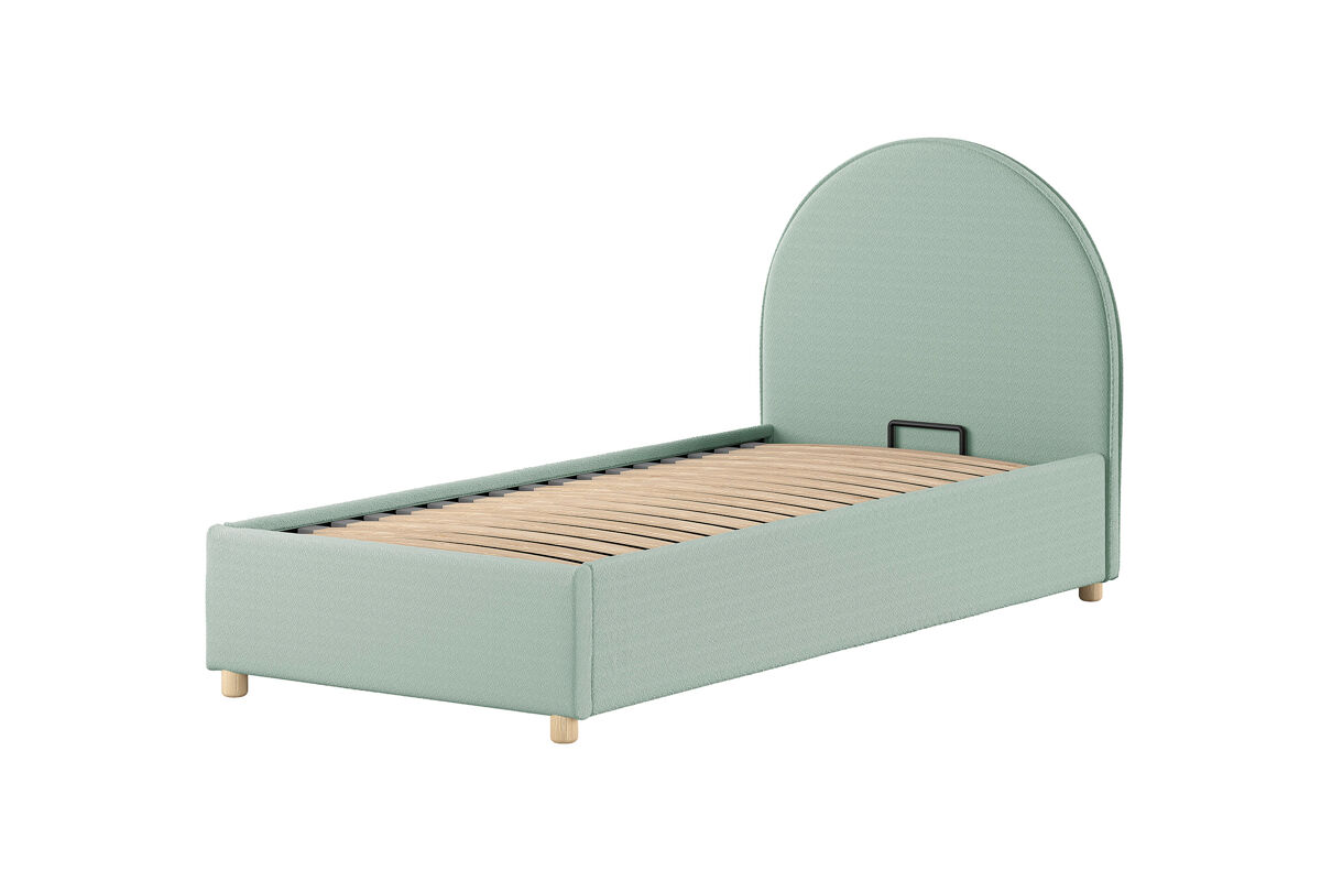 Cama individual infantil 98x214 Verde