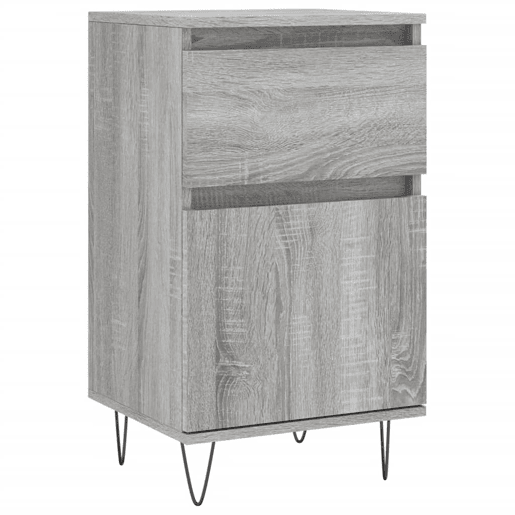 Aparadores - Bufetes - Móveis de apoio 2 pcs 40x35x70 cm derivados madeira cinzento sonoma pt5195