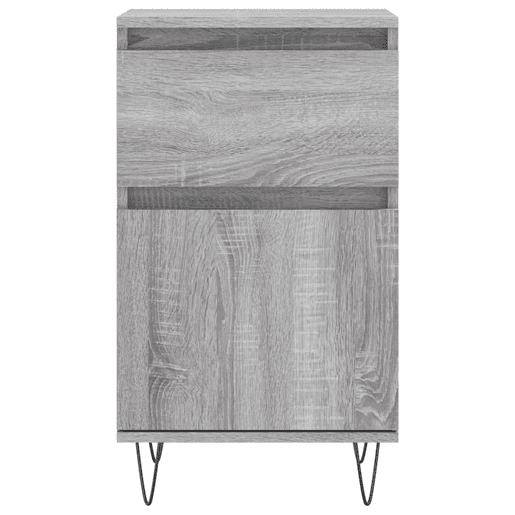Aparadores - Bufetes - Móveis de apoio 2 pcs 40x35x70 cm derivados madeira cinzento sonoma pt5195