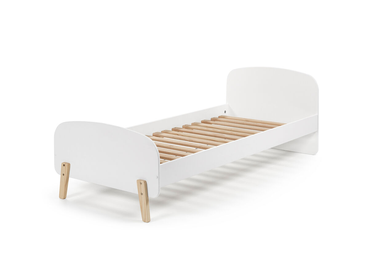Cama individual infantil kiddy 95x206x73 blanco