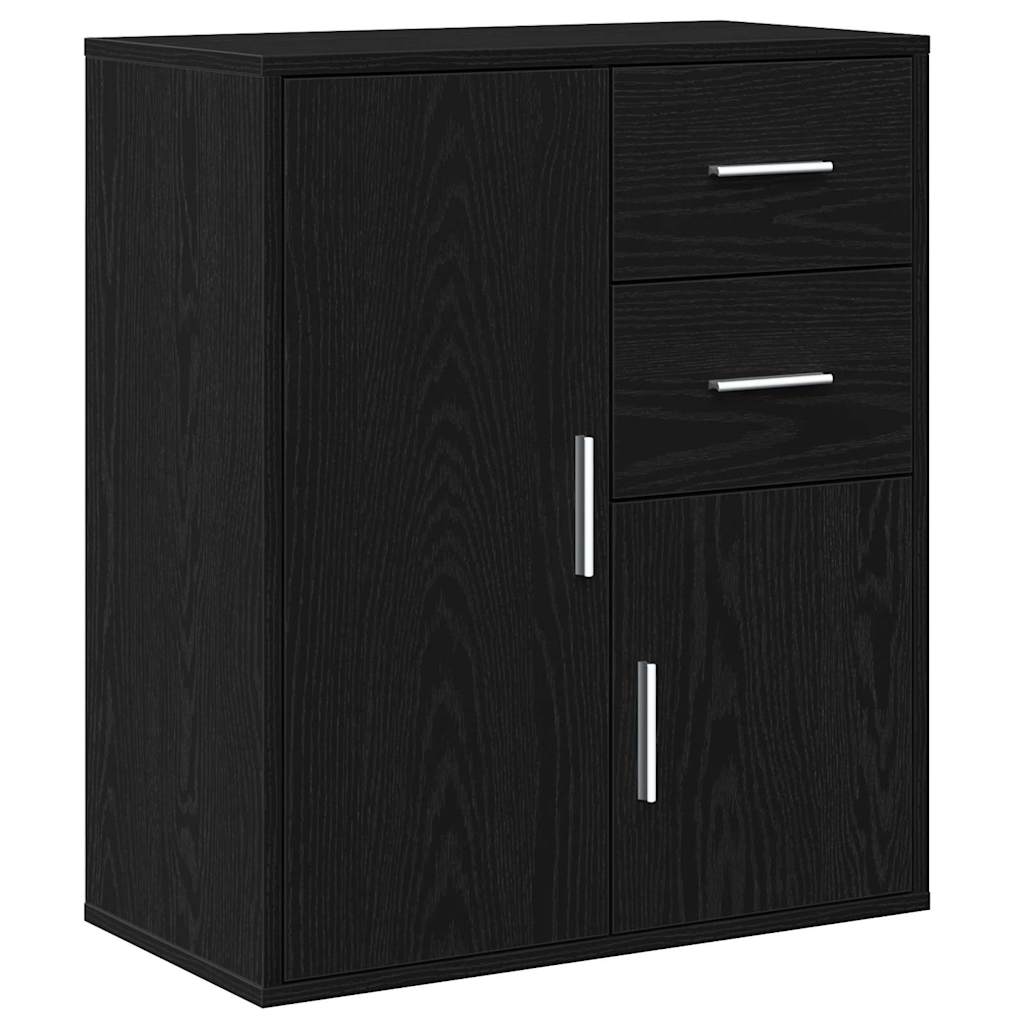 Aparador - Mueble de almacenamiento 60 Negro/ Madera