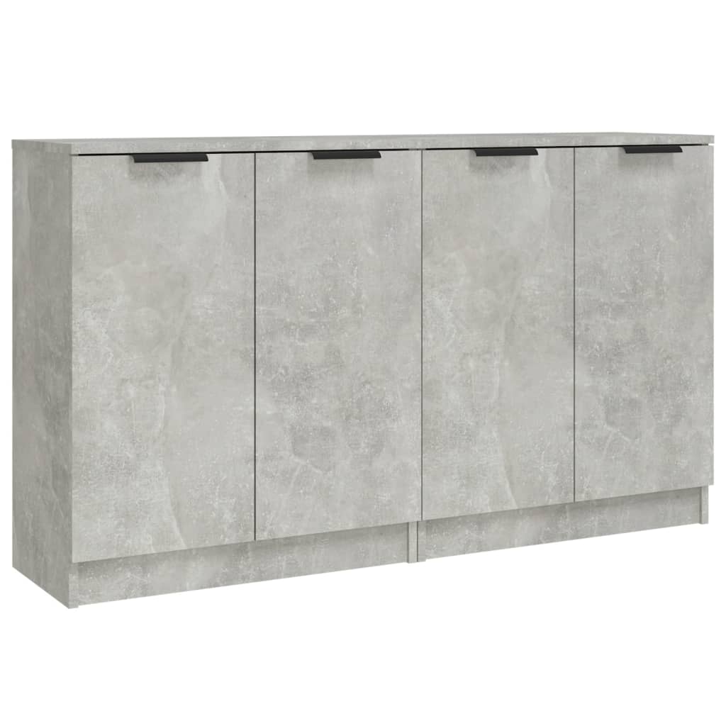 Aparador - Mueble de almacenamiento 2 uds 60 Gris