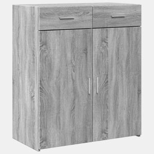 Aparador - Bufete - Móvei de apoio 80x42,5x93 cm derivados de madeira cinzento sonoma pt4480