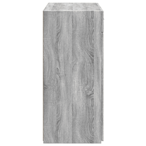 Aparador - Bufete - Móvei de apoio 80x42,5x93 cm derivados de madeira cinzento sonoma pt4480