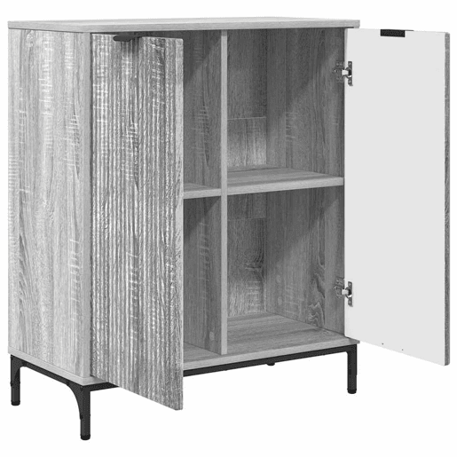 Bufete - Móvei de apoio Cinza Sonoma 69,5 x 33 x 82 cm Madeira processada pt4079
