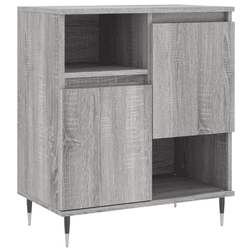 Aparadores - Bufetes - Móveis de apoio 2 pcs derivados de madeira cinzento sonoma pt5097