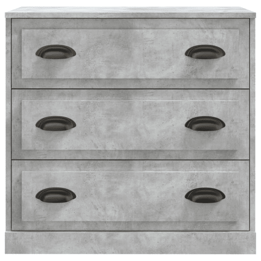 Aparadores - Bufetes - Móveis de apoio 2 pcs derivados de madeira cinzento cimento pt5118