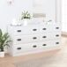 Aparador - Mueble de almacenamiento 2 uds 70 Aparador - Mueble de almacenamiento 2 uds 70 Blanco