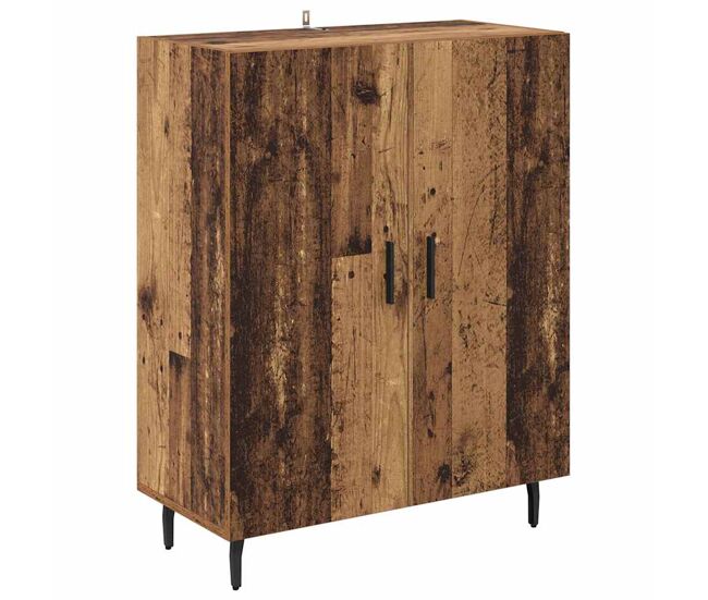 Aparador - mueble de almacenamiento madera vieja 69,5 x 34 x 90 cm madera de ingeniería es4716