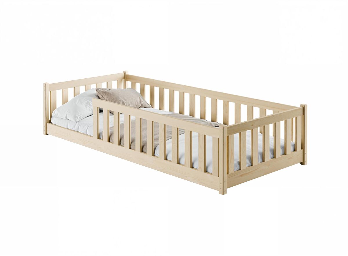 Cama individual infantil bella 86x188x45 beige