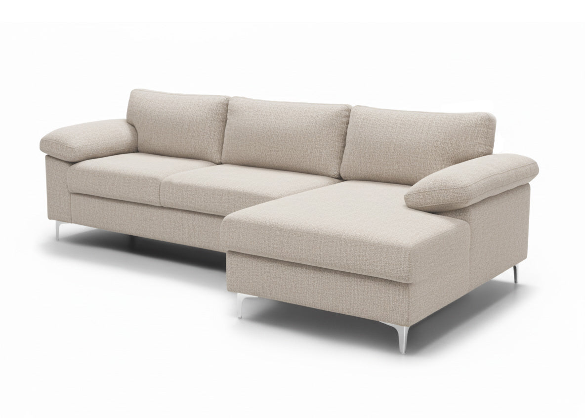 Sofa Chaise Longue Cyril, Chaise Derecho