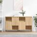 Aparador - Mueble de almacenamiento 3 uds 120 Aparador - Mueble de almacenamiento 3 uds 120 Madera Clara