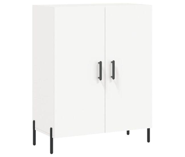 Aparador - mueble de almacenamiento de madera de ingeniería blanco 69,5x34x90 cm es3174