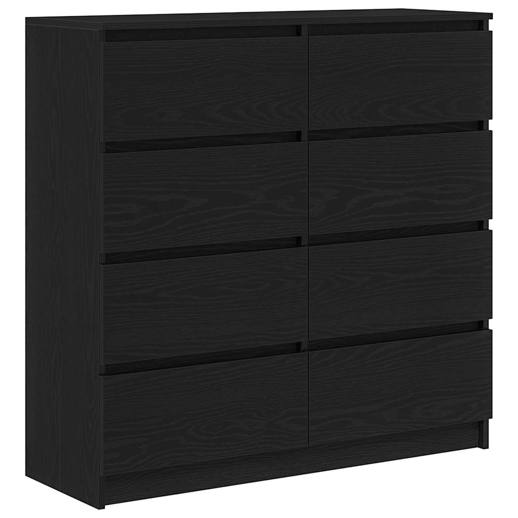 Aparador - Mueble de almacenamiento 100 Negro/ Madera